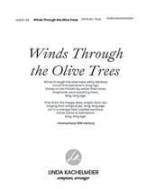 Winds Through the Olive Trees SATB choral sheet music cover